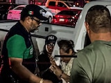 Fotografía difundida en redes sociales sobre la detención de Estrella "N", supuesta directora de academia donde falleció Dafne.
