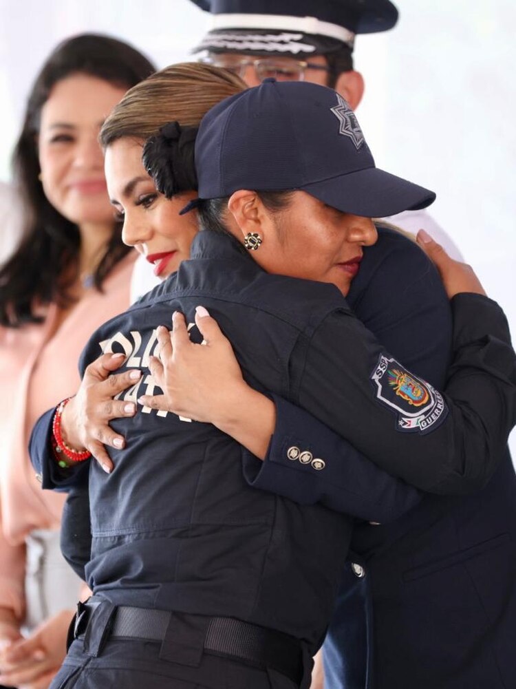 La gobernadora de Guerrero, Evelyn Salgado Pineda, celebró en su día a las y los policías de la Secretaría de Seguridad Pública del estado