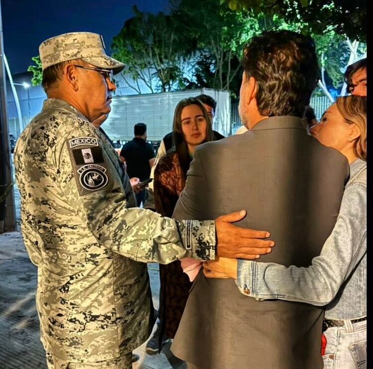 Momento de la liberación de Jaime Barrera.