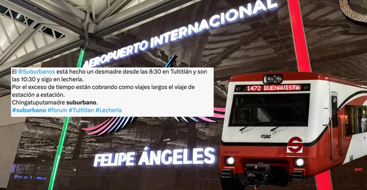 Usuarios reportan retraso en el servicio del Suburbano