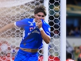 Luka Romero festeja su gol en el Cruz Azul vs Puebla de la Jornada 2 del Apertura 2026.