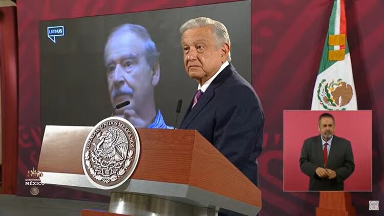 Conferencia mañanera de AMLO.