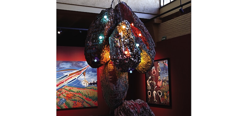 UNA DE LAS instalaciones que exhibe el
artista.