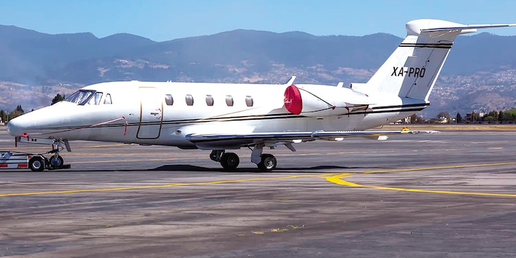 EL JET siniestrado era tipo Cessna Citation 650, con matrícula XA-PRO.
