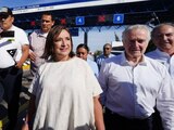 Xóchitl Gálvez se compromete con productores inconformes en Sinaloa.