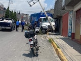 Accidente de un camión en Tultitlán.