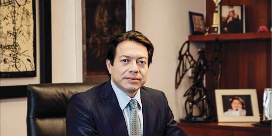 El coordinador de la bancada de Morena en la Cámara de Diputados, Mario Delgado