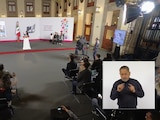 Mañanera en Palacio Nacional.