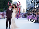 Tom Holland y Zendaya posan para los fotógrafos al llegar al estreno de “Spider-Man: Brand New Day” en Londres, el 29 de julio de 2026.
