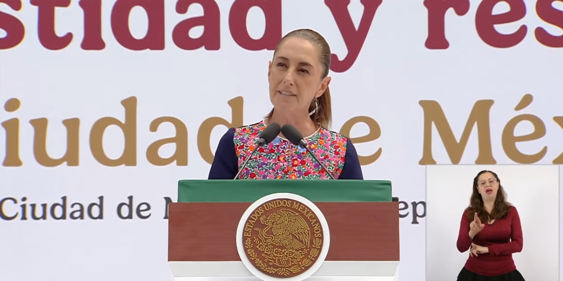 Claudia Sheinbaum, en el evento.