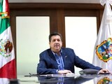 El gobernador de Tamaulipas, Francisco García Cabeza de Vaca, participó en una reunión con Segob desde la Casa Tamaulipas.