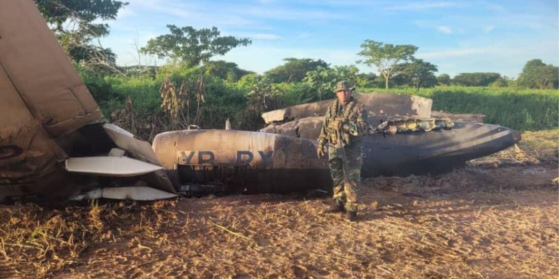 Venezuela derriba aeronave proveniente de México; "ingresó ilegalmente al espacio aéreo", dicen.