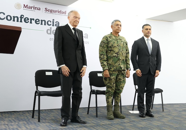 El Gabinete federal de seguridad anuncia detención.