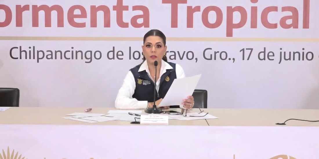 La gobernadora de Guerrero, Evelyn Salgado