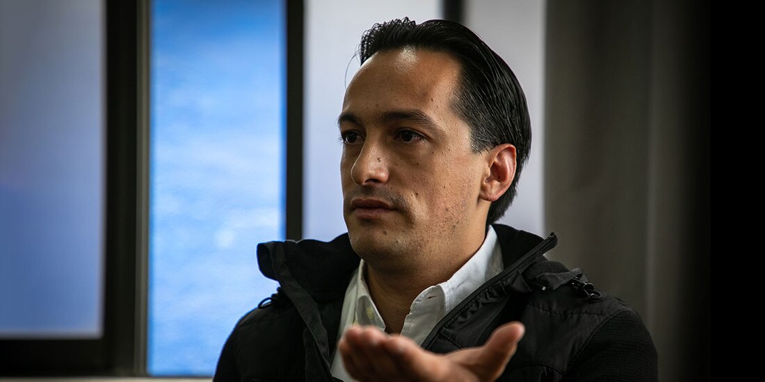 Andrés Atayde, presidente del Partido Acción Nacional (PAN) en la Ciudad de México.