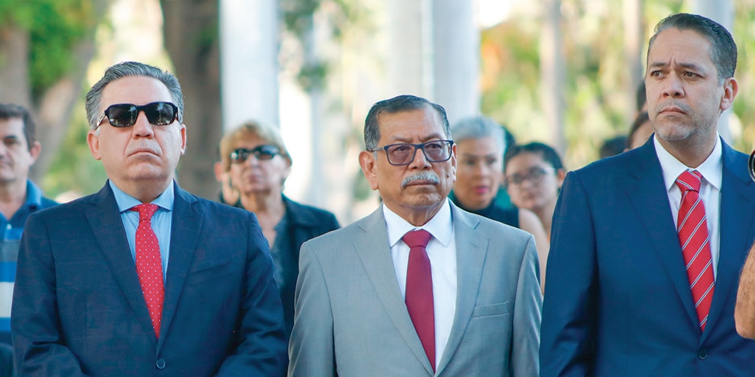 DE IZQ. a der.: Enrique Inzunza, Gerardo Mérida y Enrique Díaz, en imagen de archivo
