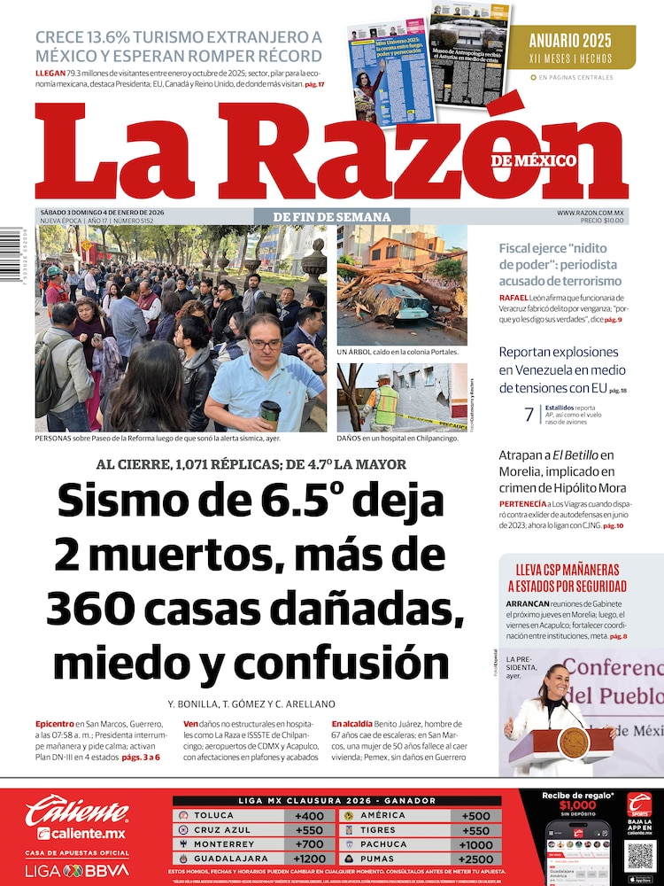 La Razón 03 Enero 2026