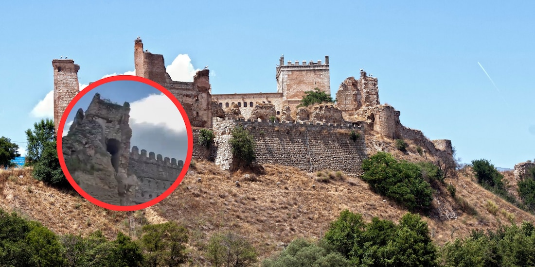 Se derrumba parte del Castillo de Escalona en Toledo
