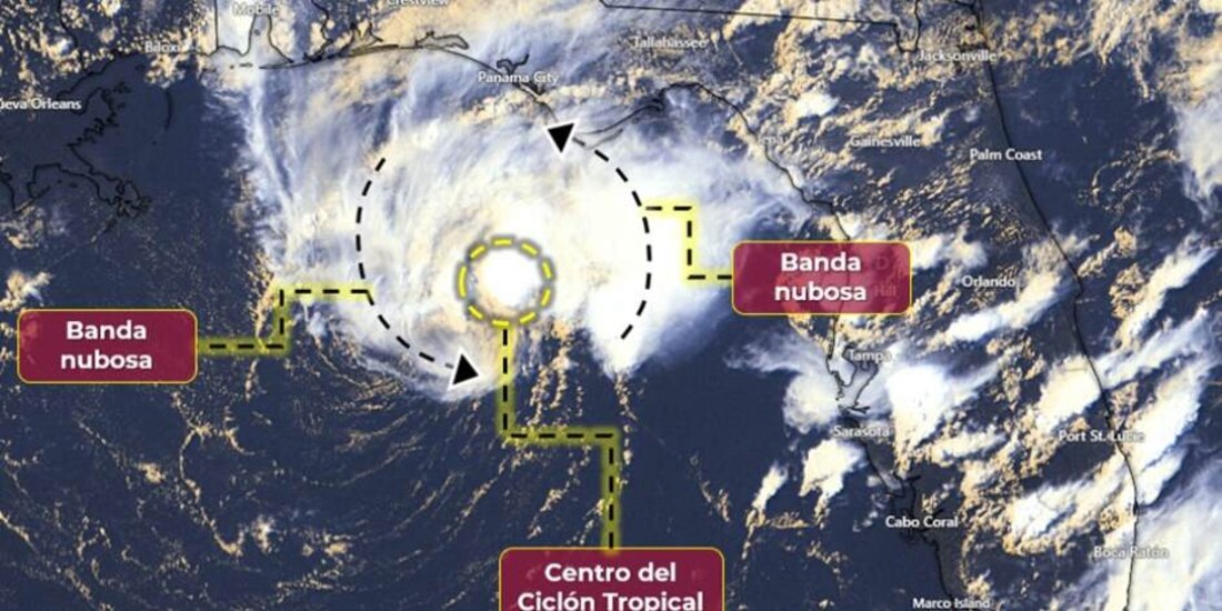 Imagen de depresión tropical.