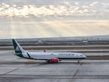 Aeronave de Mexicana de Aviación, en el AIFA, en 2023.