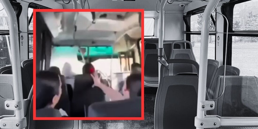Pasajeros de autobús vivieron momentos de terror en autobús, en Tonalá.