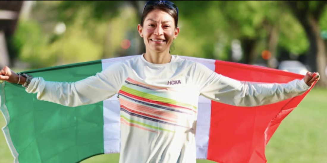 Laura Galván consiguió el primer lugar en el Medio Maratón de Chicago.