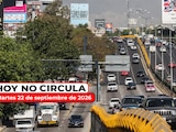 Conoce qué vehículos no circulan este martes 22 de septiembre de 2026.