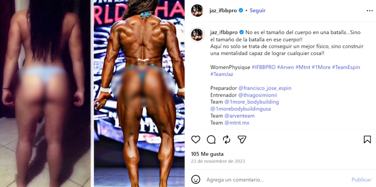 Así ha sido la transformación física de Jazmín Lira