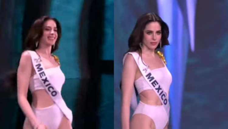 Fátima Bosch, Miss México en el desfile de traje de baño