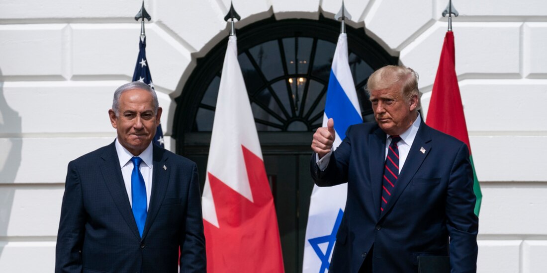 En fotografía de archivo, el primer ministro israelí Benjamin Netanyahu (izq.) y el presidente de Estados Unidos Donald Trump.