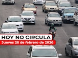 Revisa cómo aplica el Hoy No Circula este jueves 26 de febrero de 2026 en la ZMVM.