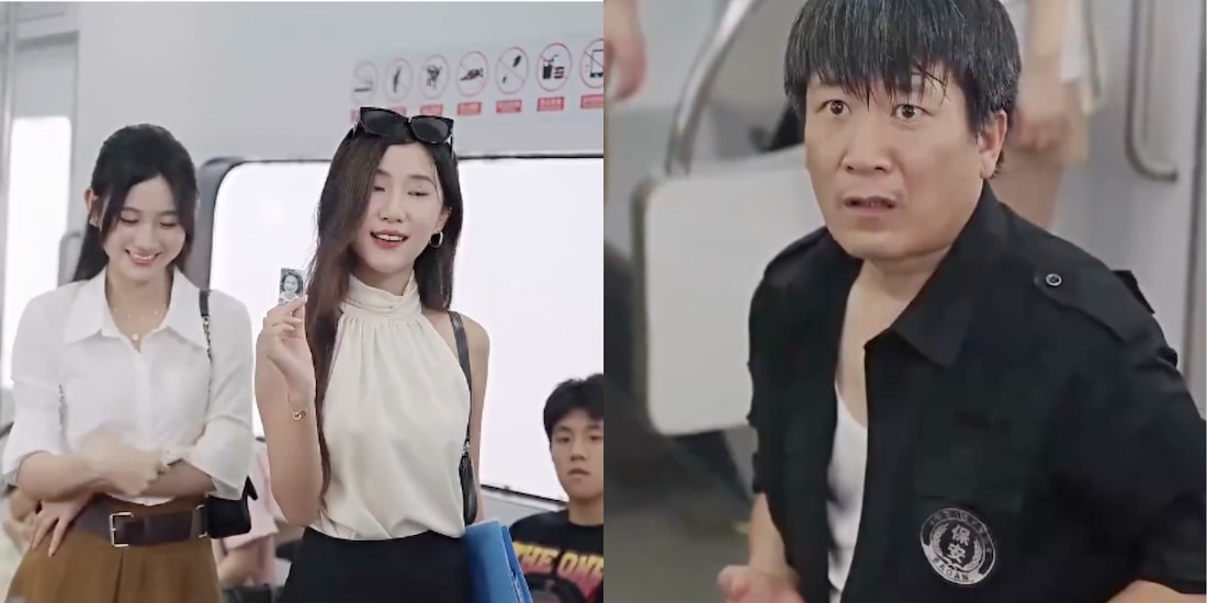 Dos ejecutivas confunden a un hombre en el metro con un pervertido.