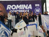 Evento político a favor de Romina Contreras.