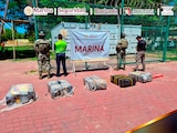 Semar decomisa nuevo cargamento de droga, ahora en Manzanillo, Colima.