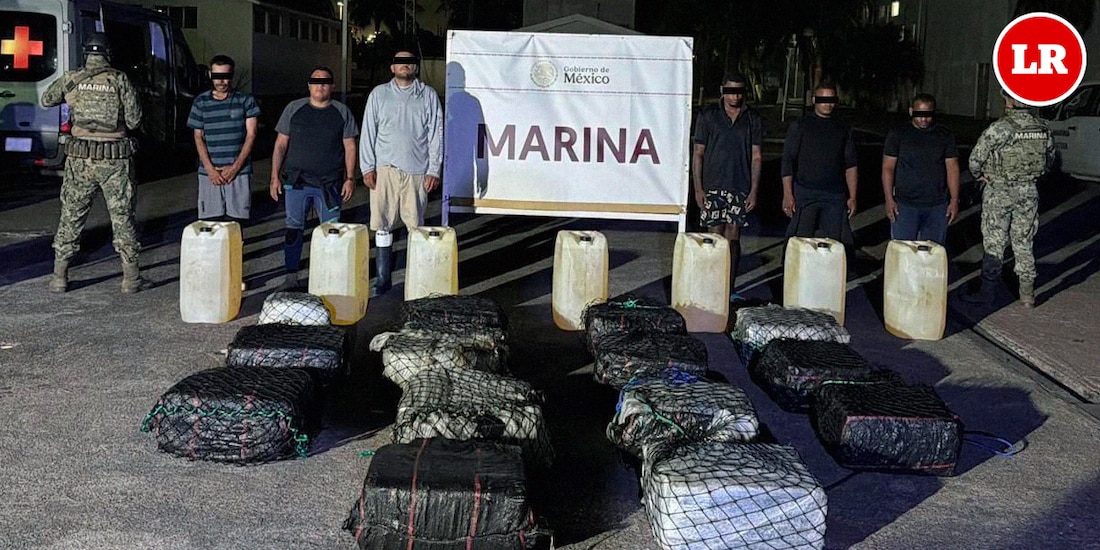 Fueron detenidas seis personas durante operativo al suroeste del puerto de Lázaro Cárdenas, Michoacán.