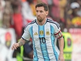 Lionel Messi en un encuentro con Argentina en la última Fecha FIFA.