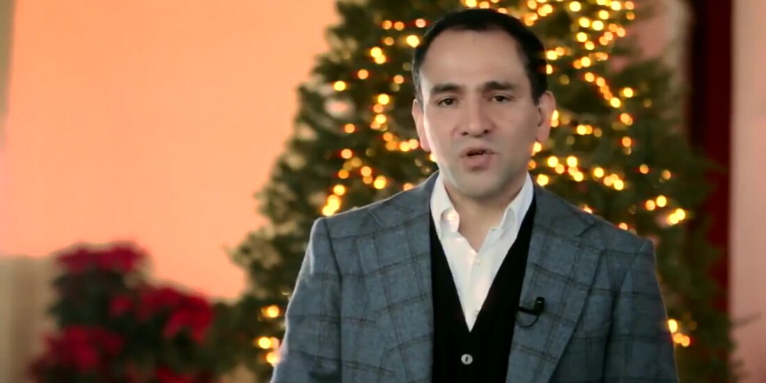 El secretario de Hacienda, Arturo Herrera, en un videomensaje con motivo del fin de año.