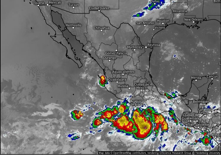 El gobierno de Guerrero refuerza la vigilancia meteorológica y la coordinación con autoridades locales para minimizar riesgos en zonas costeras.
