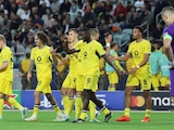 Jugadores del Borussia Dortmund celebran un gol ante el Sabah Futbol Klubu en la Champions league