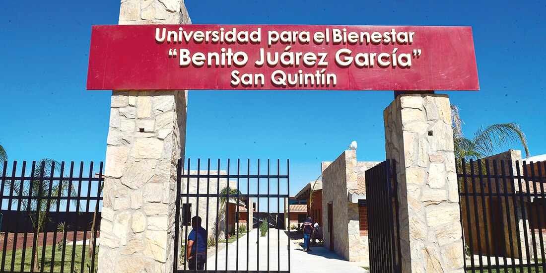 Plantel de la UBBJ, en Baja California, el pasado 16 de octubre.