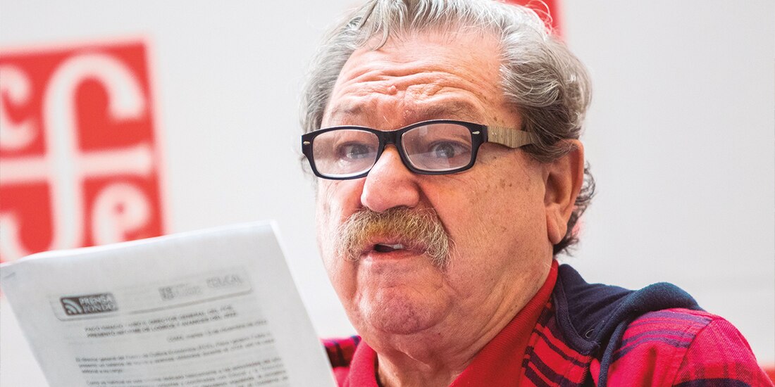 Paco Ignacio Taibo II, director del FCE, en diciembre pasado.