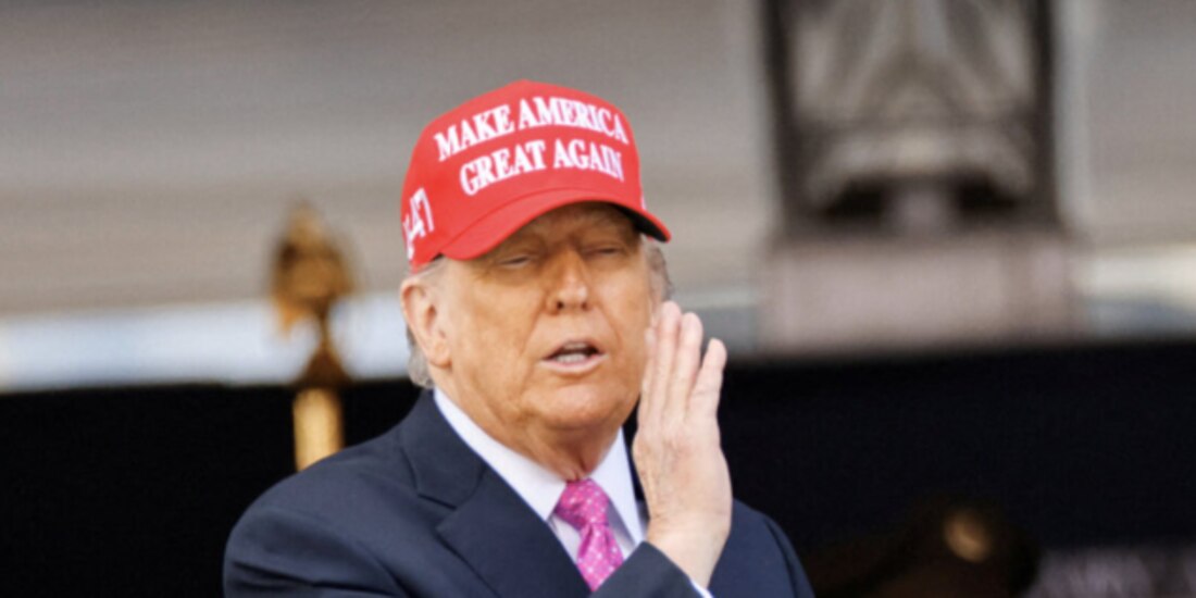 Donald Trump en una ceremonia militar en NY, el pasado 24 de mayo.