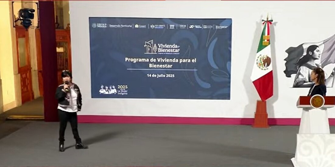 La titular de Sedatu dio un informe este lunes en Palacio Nacional.