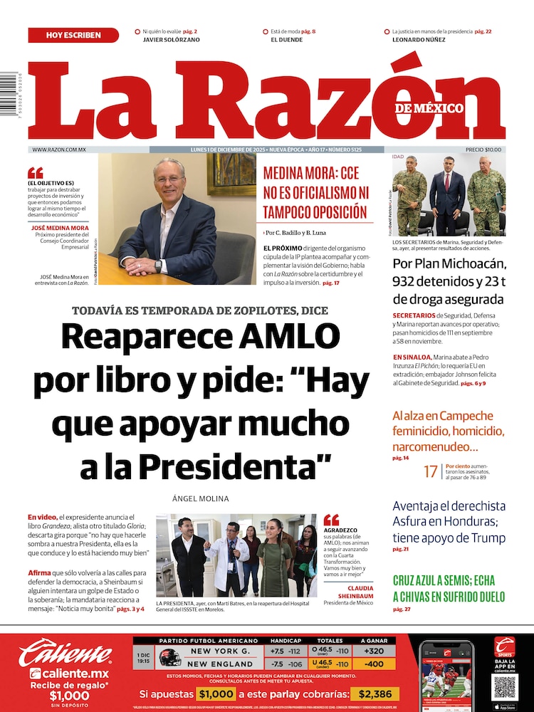 La Razón 01 Diciembre 2025