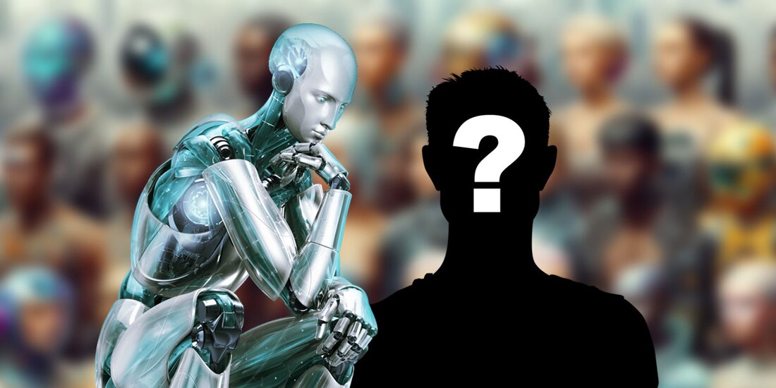 Así se verán los humanos en mil años según la IA.