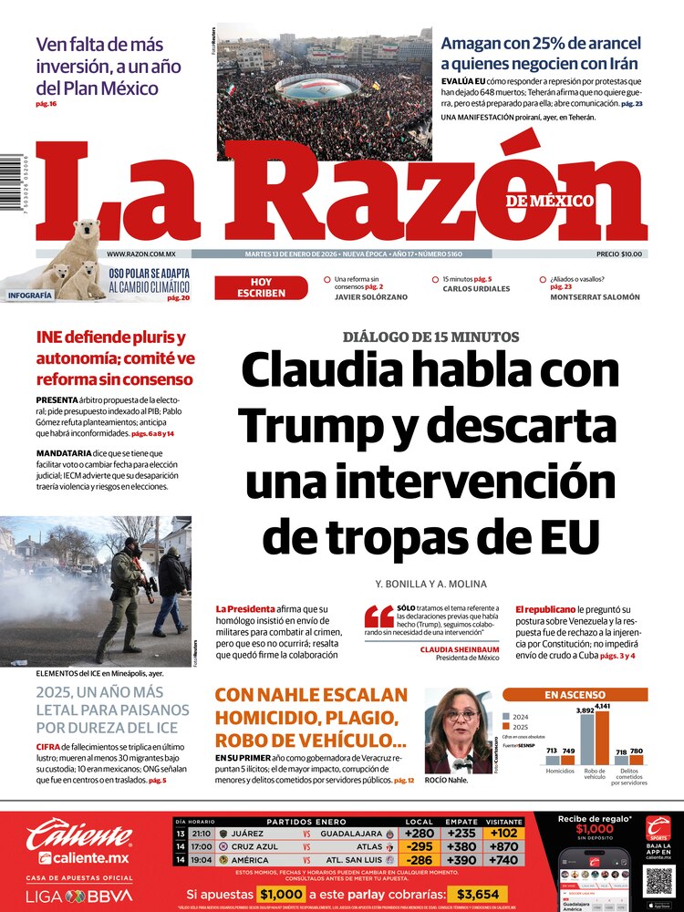 La Razón 13 Enero 2026