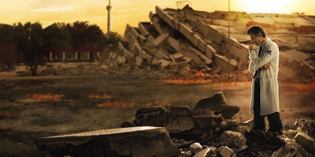 Fotograma de la serie. Aparece Osvaldo Benavides, uno de los protagonistas.