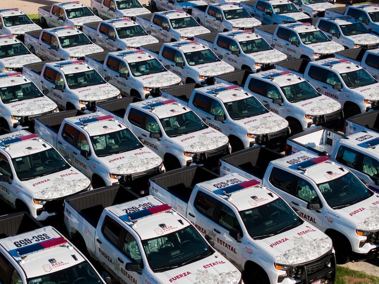 Patrullas de la Fuerza Estatal de Seguridad Ciudadana de Baja California.