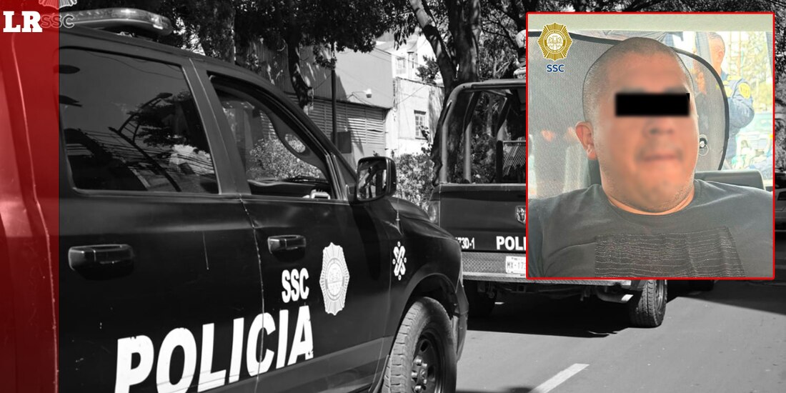 El hombre de 37 años fue detenido en la alcaldía Cuauhtémoc.