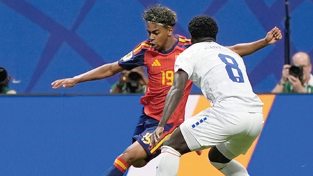 EL ATACANTE, en el partido del lunes pasado, en Estados Unidos
